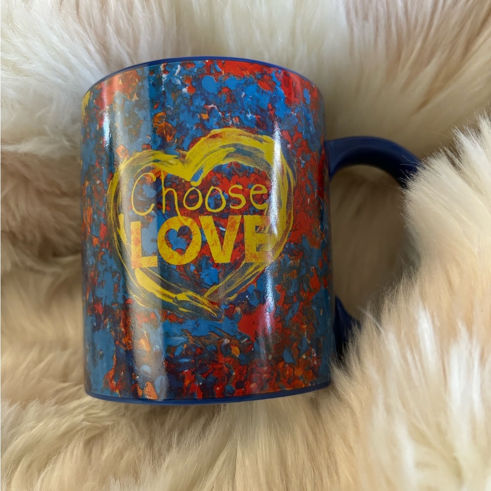 PENZEY’S Blue Presidential Election “Choose Love” 2022 12oz. Ceramic Coffee Mug